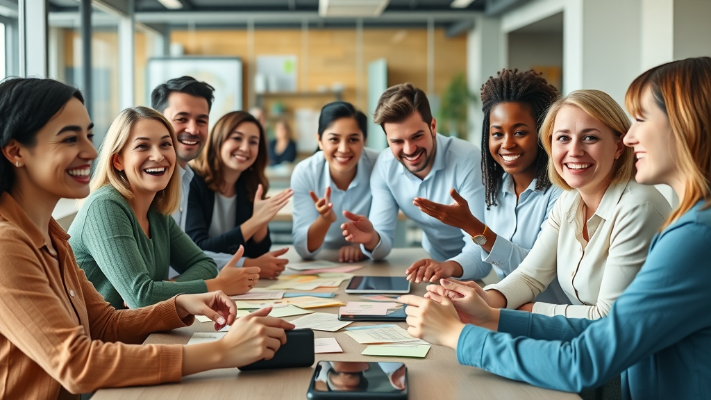 vibrant community of nonprofit professionals collaborating in a modern office, influential growth system for nonprofits, donor management, management skill, nonprofit sector, nonprofit management software