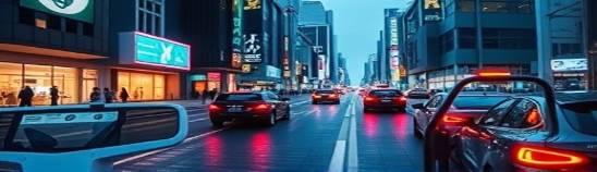 cutting-edge nonprofit telehealth, advanced, facilitating virtual treatments, photorealistic, futuristic city with flying cars, highly detailed, virtual reality headsets and digital boards, neon highlights, evening glow, shot with a 50mm wide-angle lens.